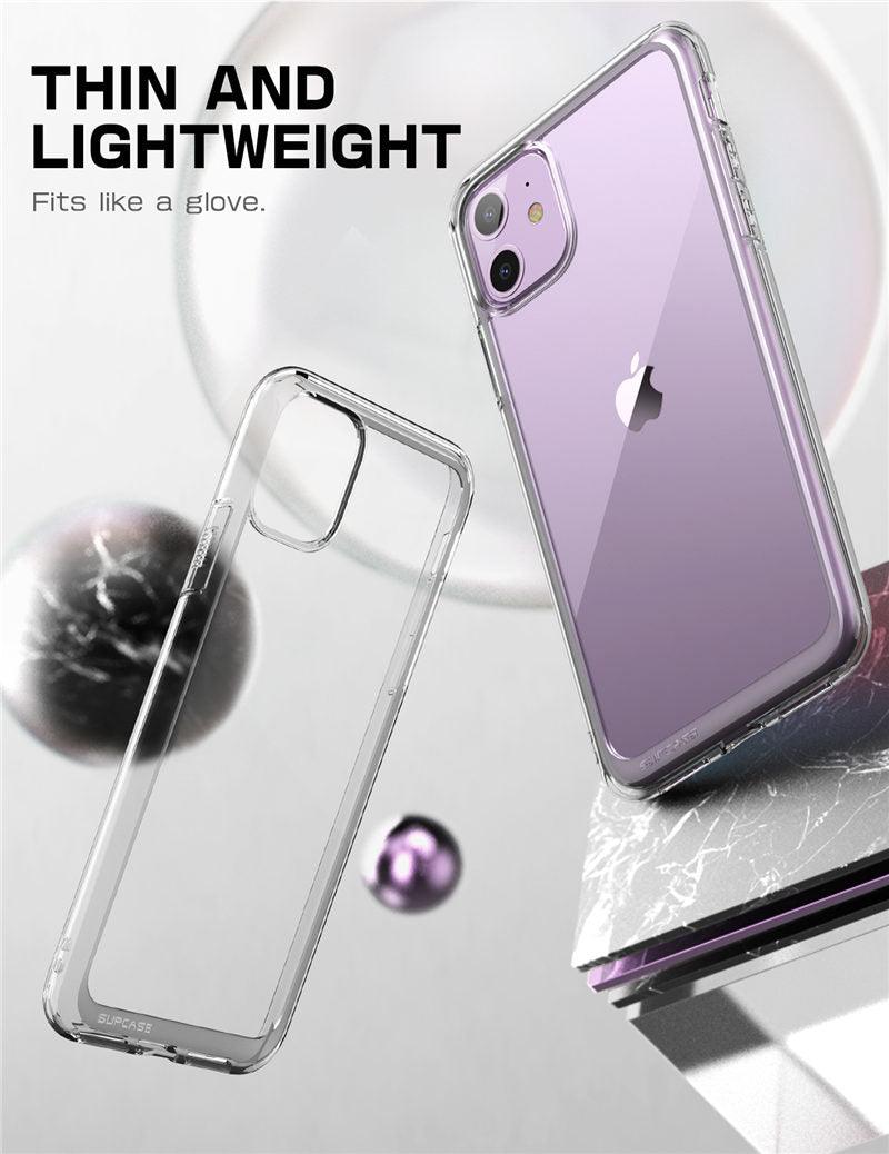 Pour iPhone 11 Coque 6,1 pouces Housse de protection élégante Bumper Case Élégant Étui pour iPhone 11 6,1 pouces Housse de protection transparente pour iPhone Ultra Mince Antichoc Clair Transparent Soft Case