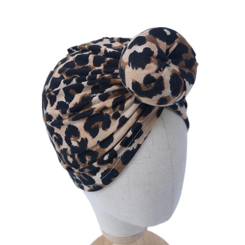 Bandeau moderne pour bébé avec nœud pour fille, motifs léopard pour nouveau-né, tout-petit, turban, accessoires pour cheveux de bébé
