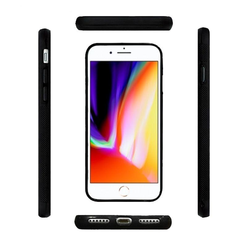 Coque de téléphone pour iPhone 14 X XR XS 11 12 13 Pro Max 5 6 6s 7 8 Plus S21 S22 Ultra en silicone souple ultra-fine et anti-rayures