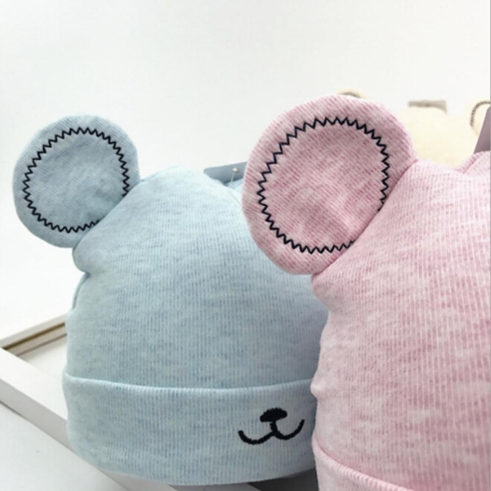 Bonnet bébé moderne tout-petits filles garçons oreilles casquette en peluche hiver chaud ours mignon oreilles casquette en peluche bonnet
