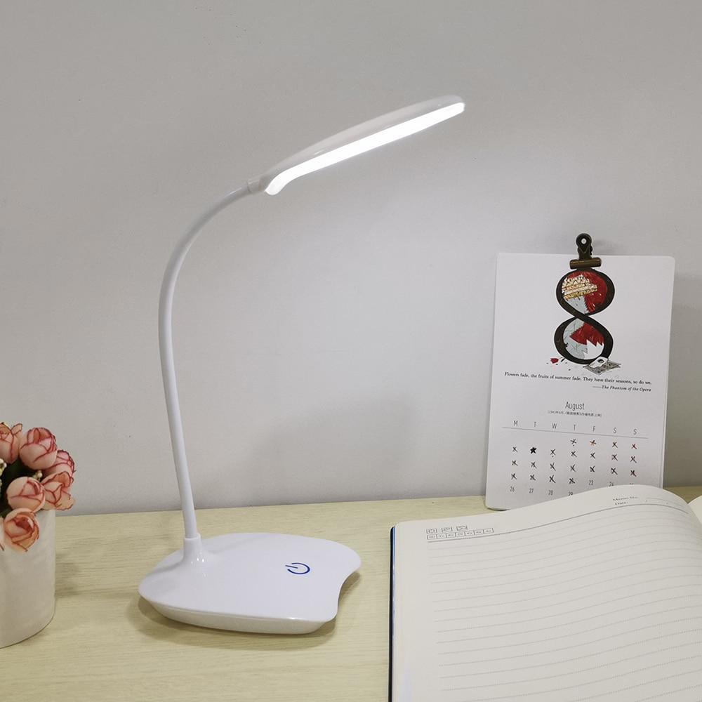 STEVVEX Lampe de Lecture sur Pied LED Lampe de Bureau Portable avec Batterie Rechargeable Niveaux de Luminosité Lampe de Bureau d'Étude pour Étudiant et Bureau