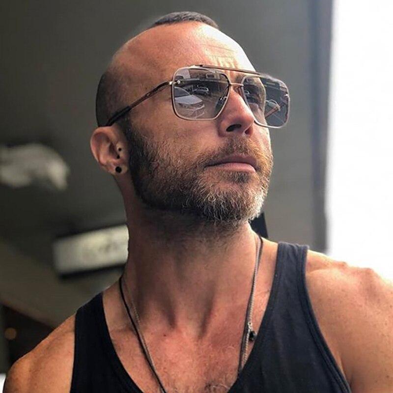 Lunettes de soleil pour hommes de luxe NOUVELLE TENDANCE, design vintage, protection UV400, Oculos De Sol