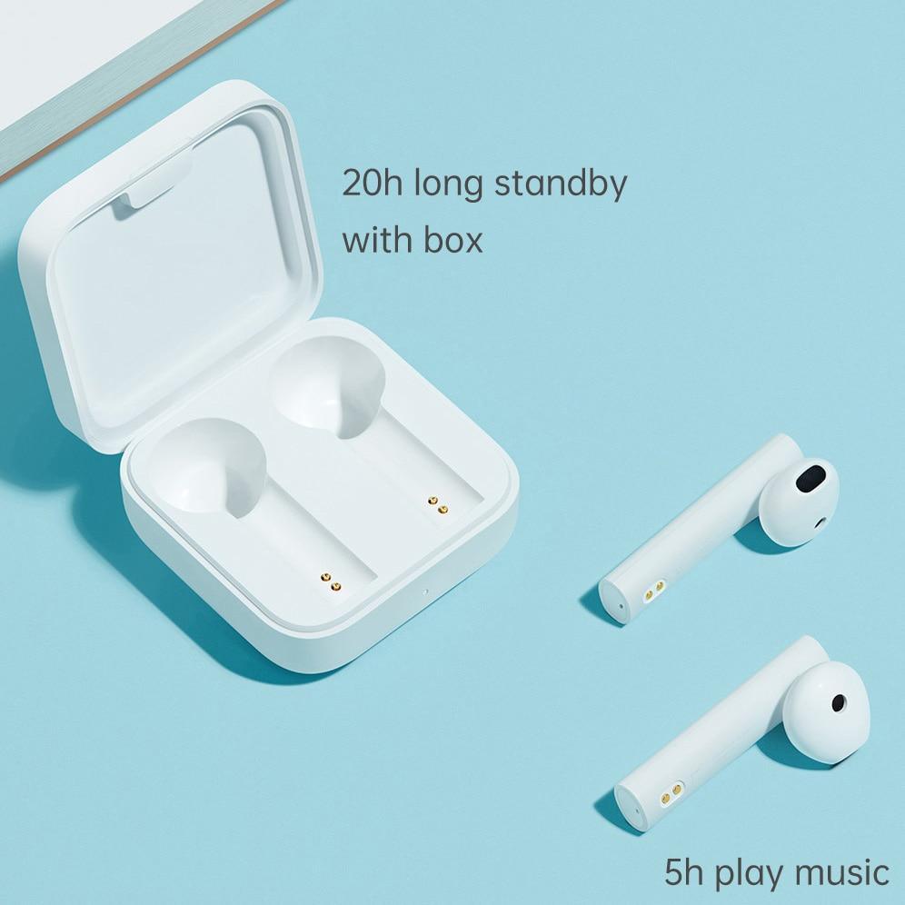 Écouteurs Bluetooth sans fil STEVVEX 5, AirDots Pro 2 Basic, autonomie de 20h en veille, commande tactile