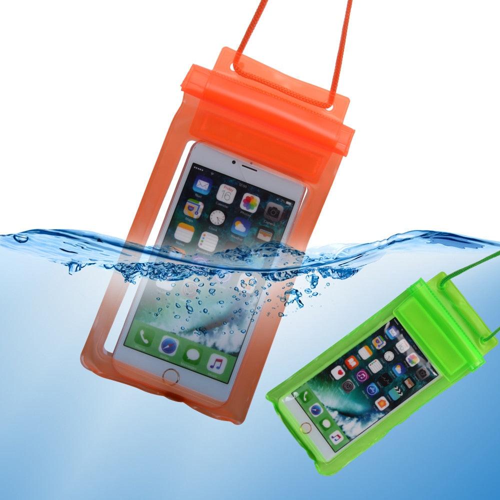 Étui étanche universel pour iPhone X XS MAX 8 7 Coque Housse Sac Étuis Téléphone étanche Coque de téléphone pour photos sous-marines et enregistrement vidéo Téléphone étanche compatible avec iPhone