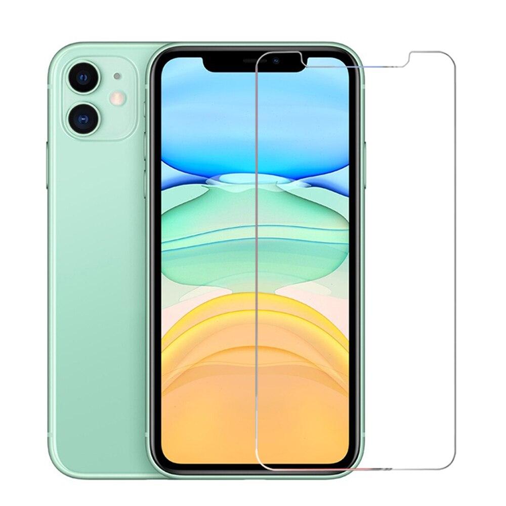 3 pièces pour iPhone 12 13 Mini 14 Pro Max Film de protection d'écran en verre pour iPhone XR XS SE 2022 6 7 8 Plus 13 Pro Max Verre non entièrement incurvé anti-explosion film de protection d'écran en verre trempé pour iPhone