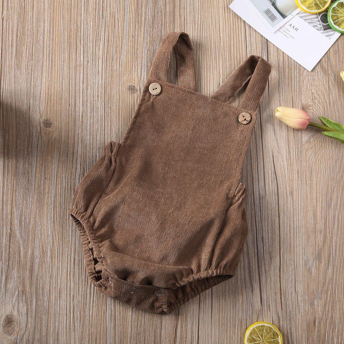 Vêtements d'été pour bébé, nouveau-né, garçon/fille, body-salopette dos nu pour filles