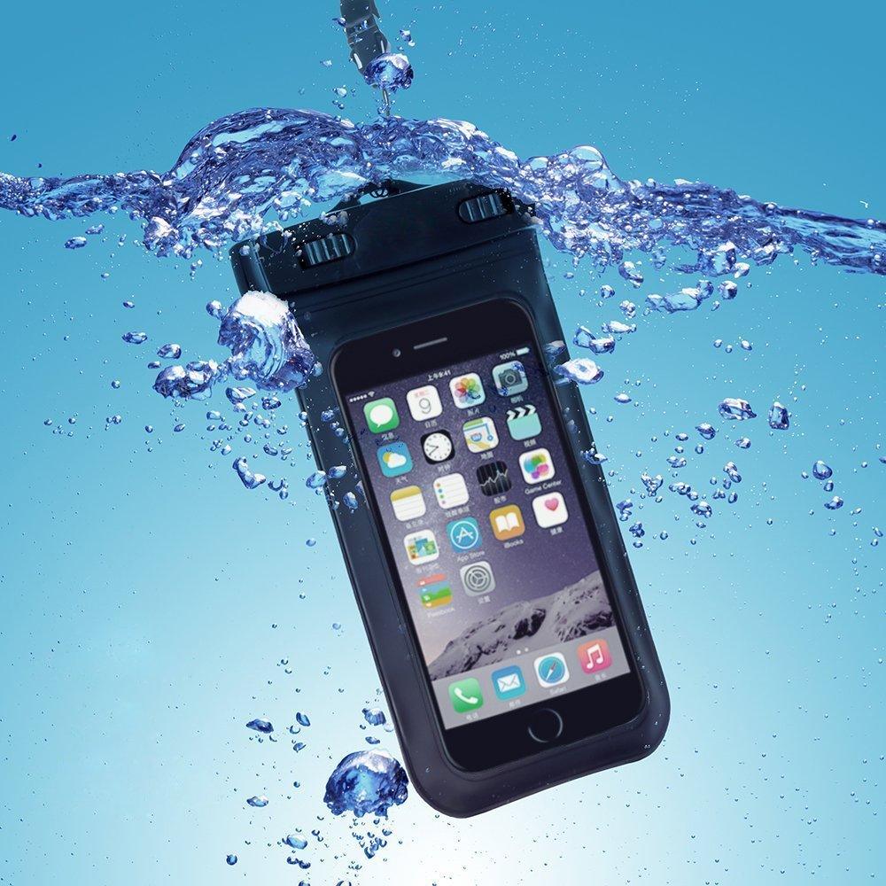 Étui étanche universel pour iPhone X XS MAX 8 7 Coque Housse Sac Étuis Téléphone étanche Coque de téléphone pour photos sous-marines et enregistrement vidéo Téléphone étanche compatible avec iPhone