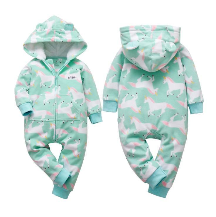 Combinaisons Bébé Modernes Polaires Corail Animaux Pyjama Bébés Grenouillères Halloween Noël Vêtements Combinaisons Bébé Pyjama Pour Enfants