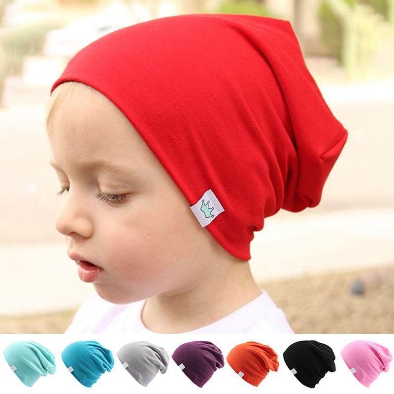 Chapeaux en Coton Tricoté Mignon Tendance Élégante Garçons et Filles Modernes pour Bébés et Enfants
