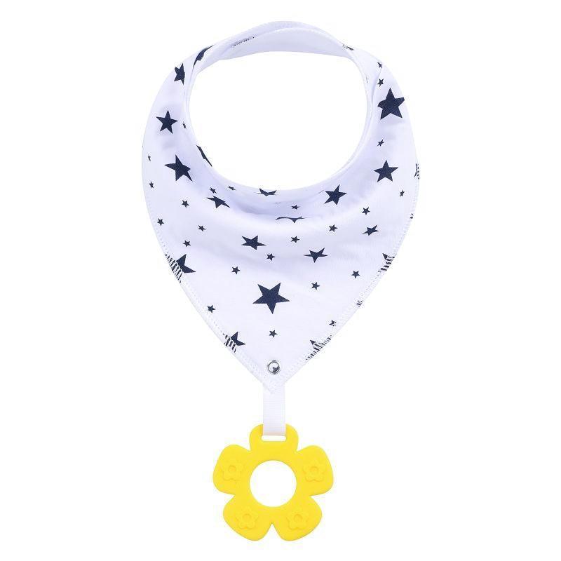 Bavoirs bandanas unisexes 100 % coton biologique super absorbants et doux pour bébé et jouets de dentition pour nouveau-né