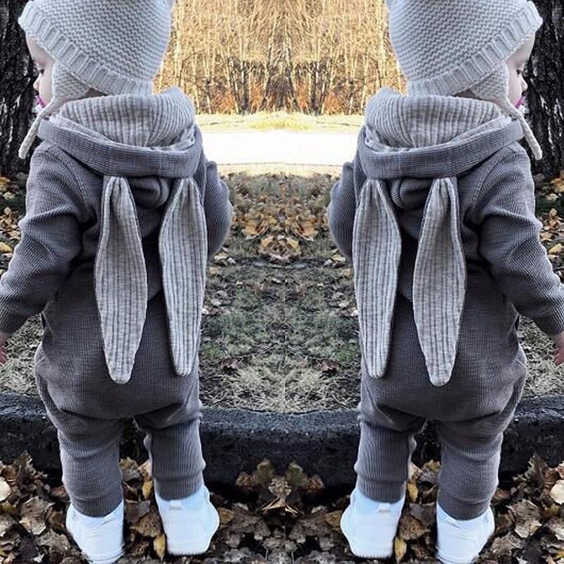 Combinaison bébé Dinosaure et Lapin avec Fermeture Éclair Vêtements Nouveaux-nés Grenouillère Bébés Filles et Garçons Déguisement Enfant Combinaison