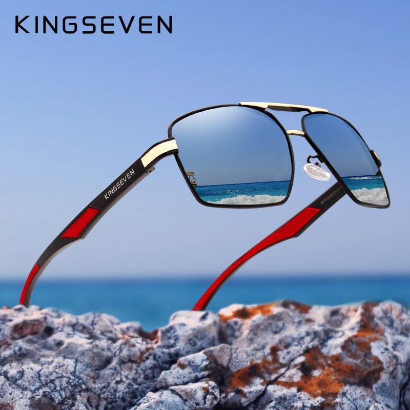 Lunettes de soleil de luxe modernes en aluminium de haute qualité pour hommes, verres polarisés, branches de marque, lunettes de soleil miroir, Oculos de sol avec protection UV400
