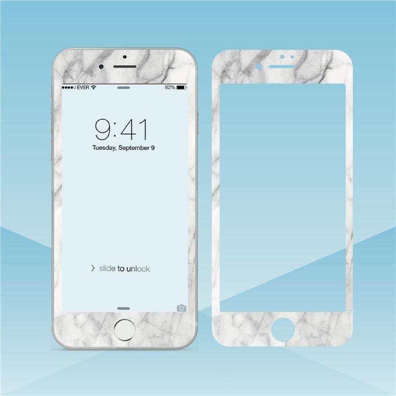 Verre trempé de dessin animé pour iPhone 11 Pro Max 7 8 PLUS, protecteur d'écran 3D à bords souples pour iPhone XS MAX XR, film de protection adorable, verre trempé de haute qualité pour iPhone