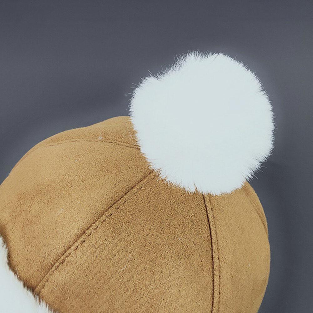 Chapeau d'hiver moderne rétro pour bébés garçons et filles, cache-oreilles pour enfants, bonnet en peluche chaud en coton, cadeaux pour enfants
