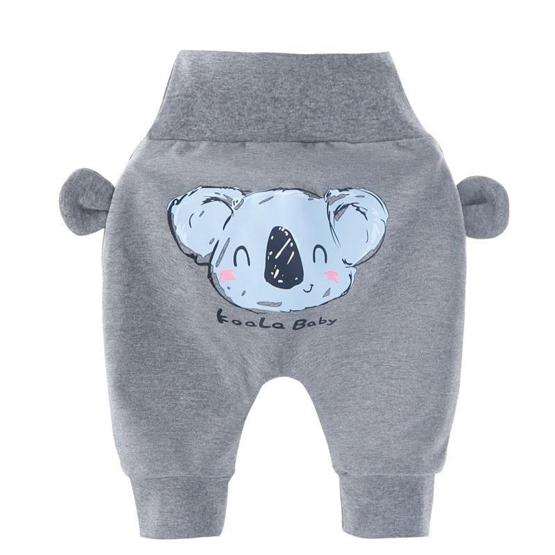 Vêtements pour enfants, garçons et filles, pantalon PP pour nouveau-nés et tout-petits, style décontracté, avec motif ours et détails oreilles d'ours