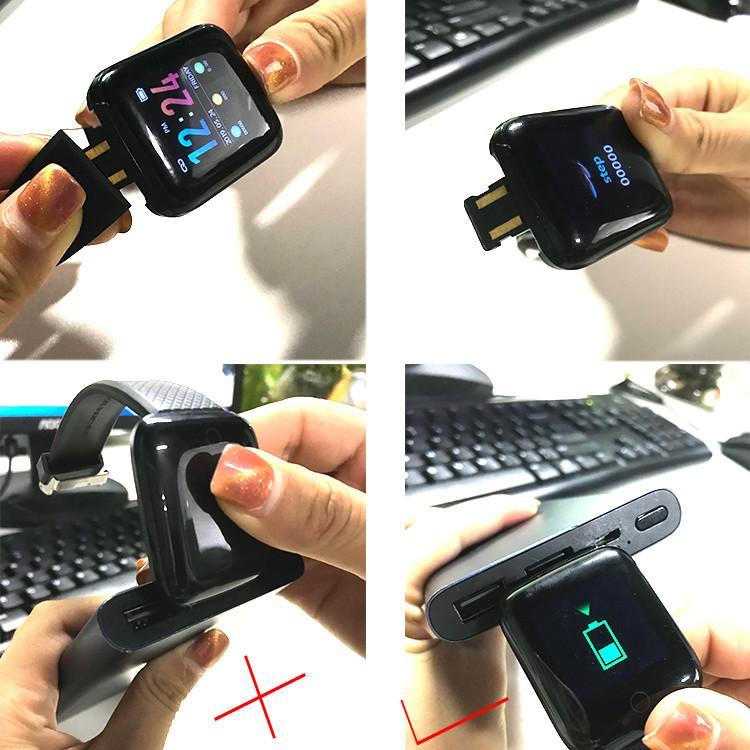 Montre intelligente moderne NEUVE avec moniteur de fréquence cardiaque, tension artérielle et bracelet sport pour systèmes Android