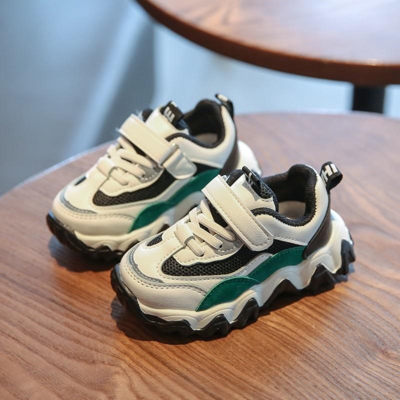 Chaussures de sport respirantes décontractées pour garçons Baskets pour enfants Chaussures de course pour bébés filles Chaussures en maille et toile