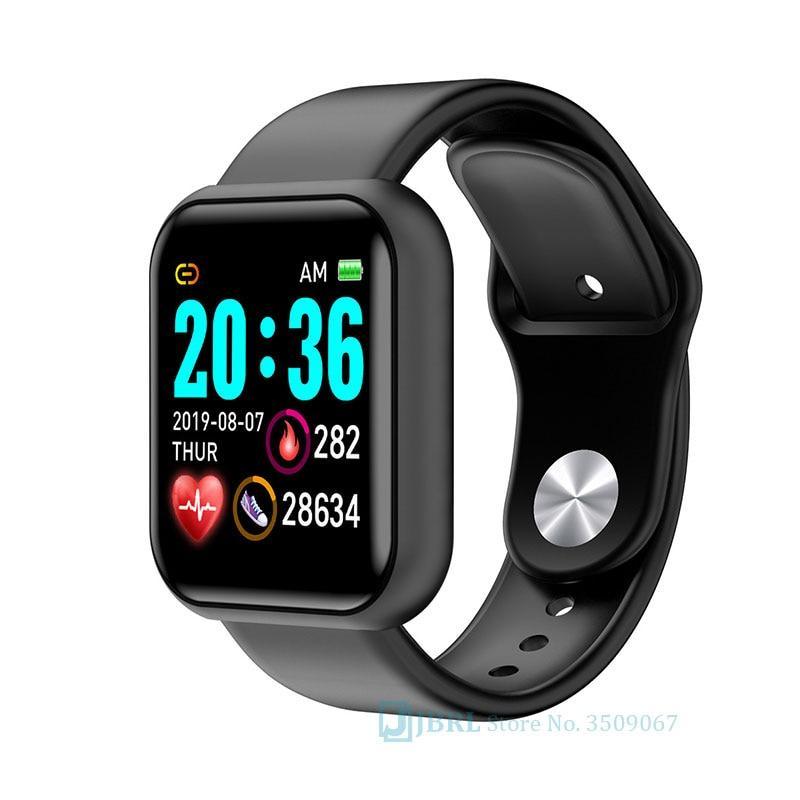 Montre intelligente de luxe, NOUVEAU style, en acier inoxydable, pour femmes et hommes, électronique, sport, bracelet, pour Android IOS, montre connectée carrée