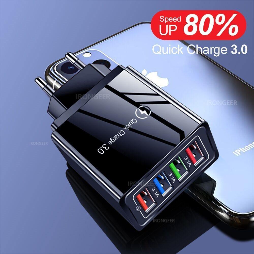Chargeur USB portable Quick Charge 3.0 4.0 QC3.0 Accessoires de téléphone portable à charge rapide
