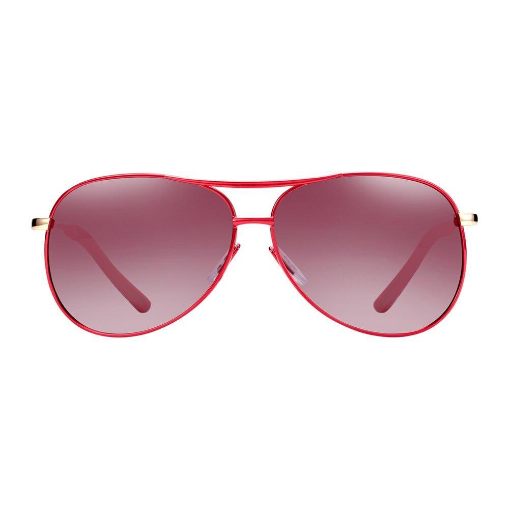 Lunettes de soleil polarisées de luxe universelles avec protection UV400, style aviateur, pour hommes et femmes