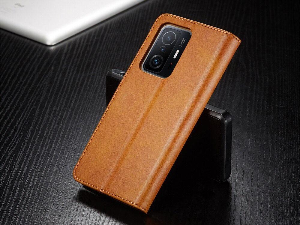 Étui de téléphone portefeuille en cuir PU magnétique, étui à rabat tendance avec fente pour cartes, étui en cuir pour Xiaomi 12T 11T Poco X4 GT X3 M3 M4 Pro NFC F4 F3 Flip Cover Mi 11 Lite 10T Redmi 9C Note 11S 10S 9S 9T 9A 8T 7
