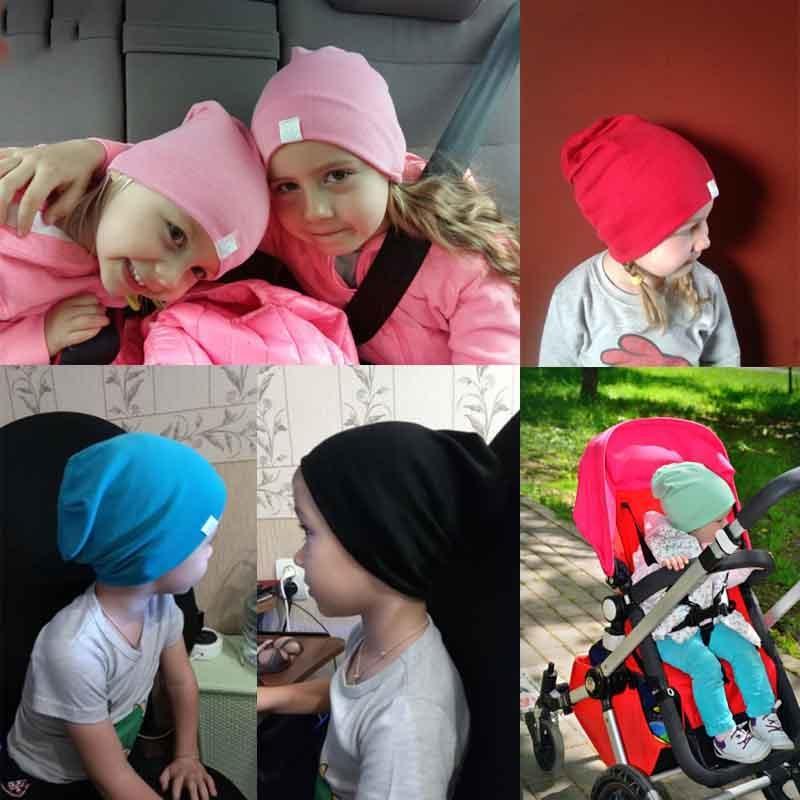 Chapeaux en Coton Tricoté Mignon Tendance Élégante Garçons et Filles Modernes pour Bébés et Enfants