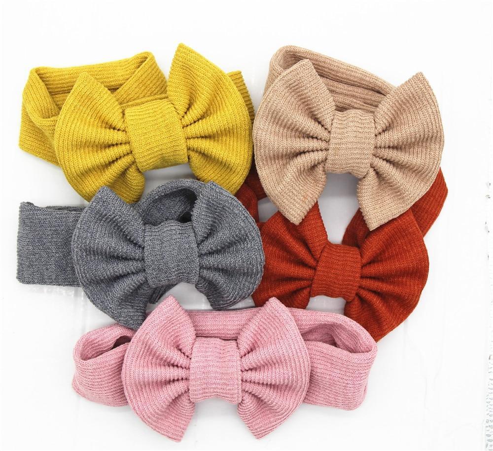 Bandeaux mignons et modernes pour bébés filles, tricotés pour nouveau-nés, bandeaux pour bébés, accessoires pour cheveux pour filles