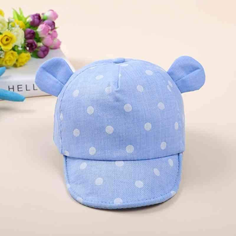 Chapeaux de soleil de plage mignons pour bébés filles/garçons avec casquette snapback réglable pour enfants, tendance moderne avec oreilles mignonnes