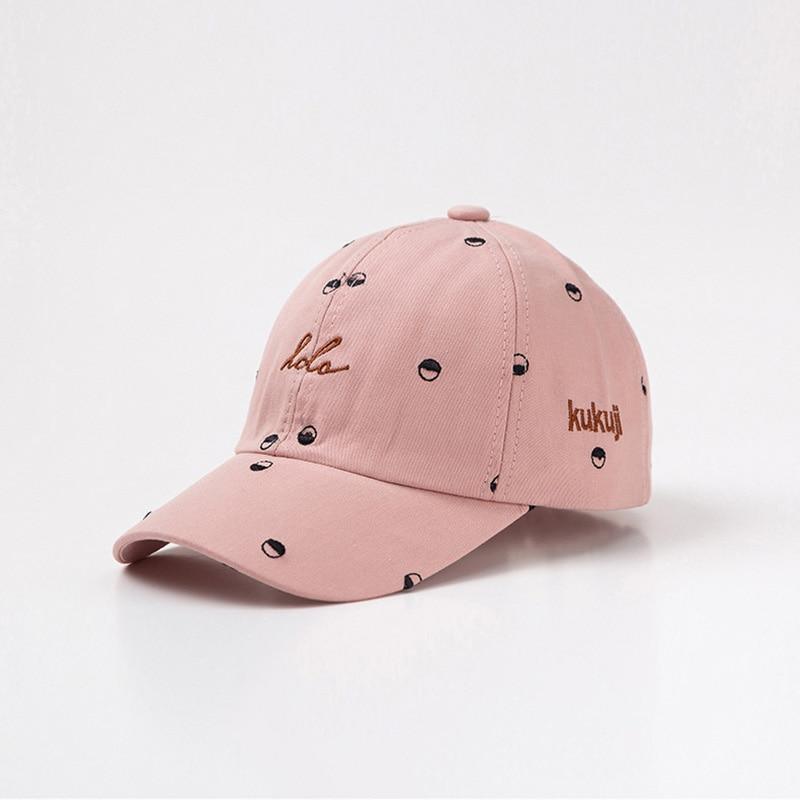 Joli chapeau en coton pour bébé, casquette de baseball réglable pour enfants, chapeau de soleil hip-hop avec fermeture snapback
