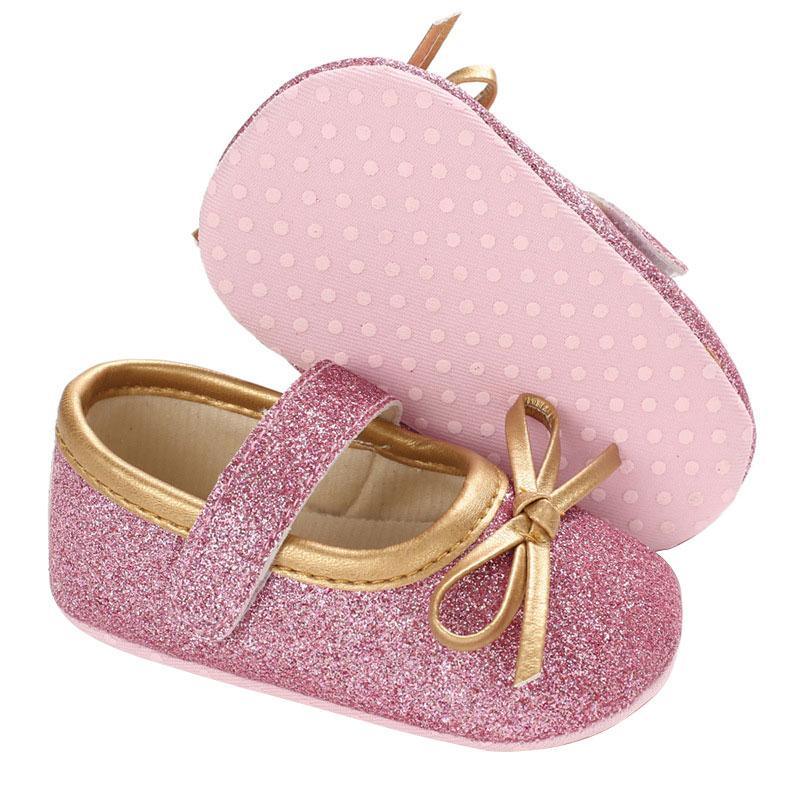 Chaussures de Princesse pour Nouveau-né Bébé Semelle Confortable Bébé Nourrisson 0-18 Mois Matière Douce Design Mignon Unique