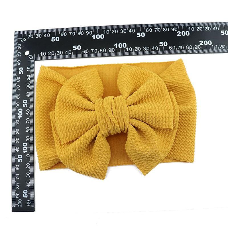 Bandeau de bébé moderne à nœud papillon pour les petites filles, bandeau turban, turban noué pour bébés filles