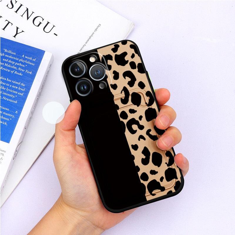 Magnifiques étuis en silicone souple anti-rayures pour iPhone 13 Pro Max. Étui portefeuille en silicone avec porte-cartes pour iPhone 13 Mini, 13ProMax, 13Pro. Étui iPhone avec porte-cartes, motif fleur et papillon.