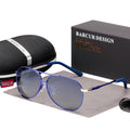 Lunettes de soleil polarisées de luxe universelles avec protection UV400, style aviateur, pour hommes et femmes
