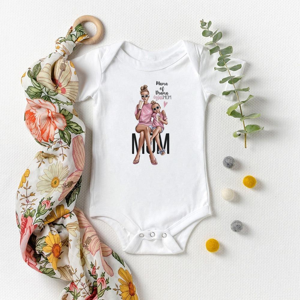 Barboteuse de luxe moderne imprimée unique pour nouveau-né, barboteuse et grenouillère d'été pour garçons et filles, barboteuse à manches courtes, tenues pour bébés, vêtements pour enfants