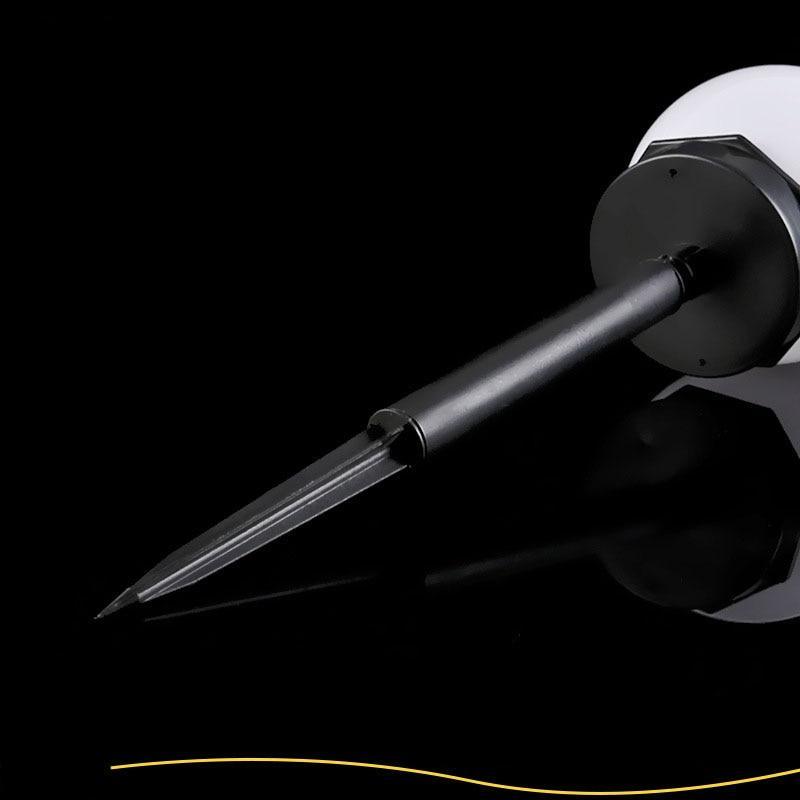 Lampe LED décorative en forme de boule de lune, étanche, pour jardin et allée, lampe de jardin moderne