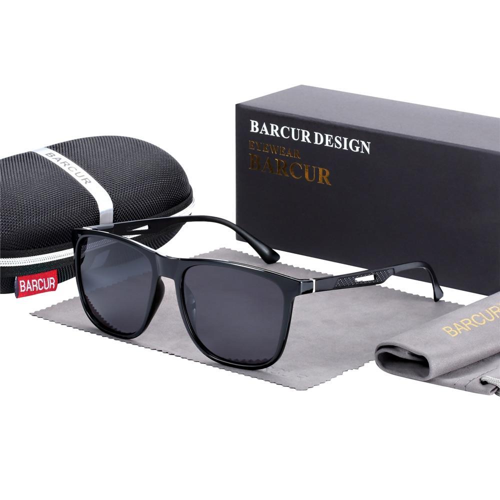 Lunettes de soleil carrées en titane de haute qualité pour hommes, polarisées, avec miroir dégradé, monture en titane TR90, oculos de sol gafas et protection UV400