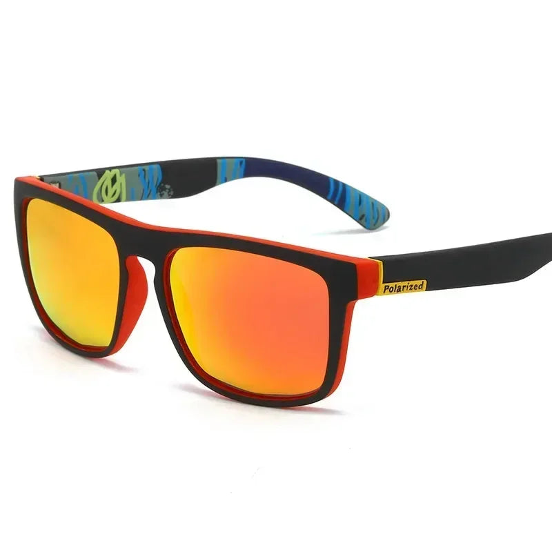 Lunettes de soleil polarisées de luxe pour hommes, de marque de designer, style rétro, pour l'extérieur, la conduite, la moto, le cyclisme