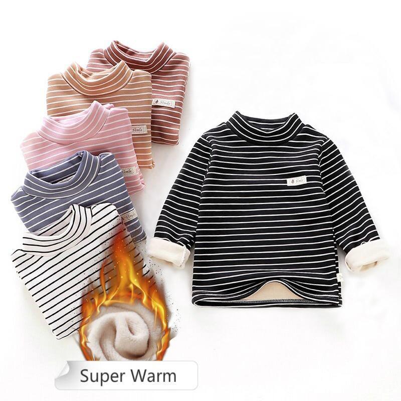 Pull Enfant Garçon Fille Sweat-shirts Chauds Manteau d'Automne Hiver Bébé Tenue à Manches Longues Survêtement