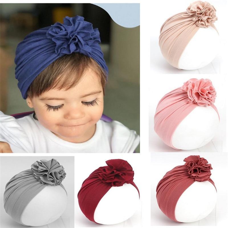 Bandeau bébé moderne Filles Bandeaux Coton Nœud Bandeau Turban Élastique Nœud Bébé Pour Filles