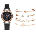 Nouvelles Montres de Luxe pour Femmes STEVVEX Montre-Bracelet à Quartz Magnétique Ciel Étoilé pour Femmes et Filles