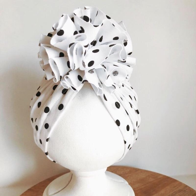 Chapeau de bébé fleur élégant Turban pour tout-petits Bandeaux Chapeau de bébé bonnet pour nouveau-nés Filles