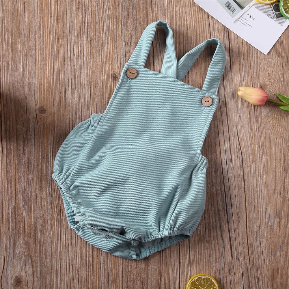 Vêtements d'été pour bébé, nouveau-né, garçon/fille, body-salopette dos nu pour filles