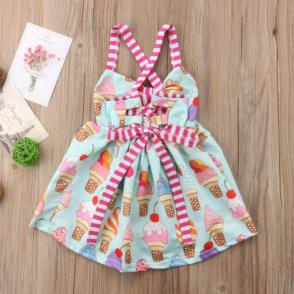 Robe Tutu Halter Dos Nu de Luxe Moderne et Populaire pour Bébé Fille, Robe de Soirée d'Été pour Filles, Modèle Crème Glacée de Luxe