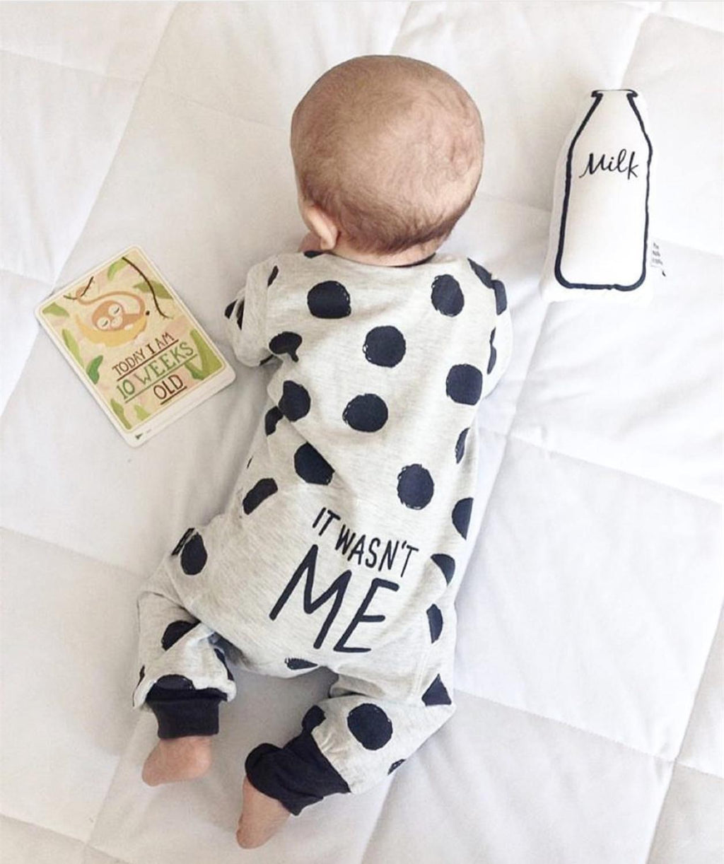 Combinaison moderne imprimée en coton à manches longues pour bébés garçons et filles, vêtements pour nouveau-nés et enfants