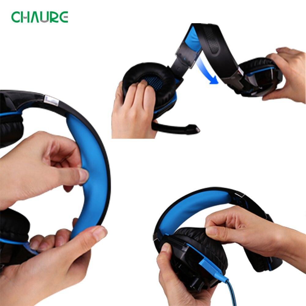 Micro-casque de jeu STEVVEX de luxe moderne supra-auriculaire pour PC et jeux, avec basses profondes et microphone filaire