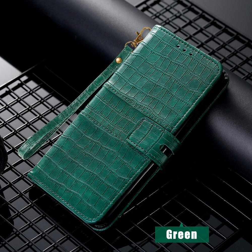 Étui à rabat motif de luxe pour iPhone 13 12 Mini 11 Pro Étui portefeuille en cuir avec support de carte Housse de protection anti-radiation pour iPhone