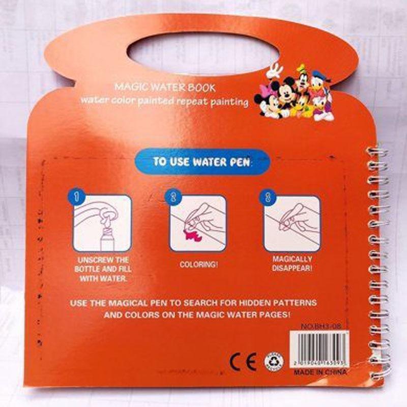 Carnet de coloriage Montessori Gribouillage et stylo magique réutilisable Tableau de dessin pour enfants, bébé, jouet éducatif d'anniversaire