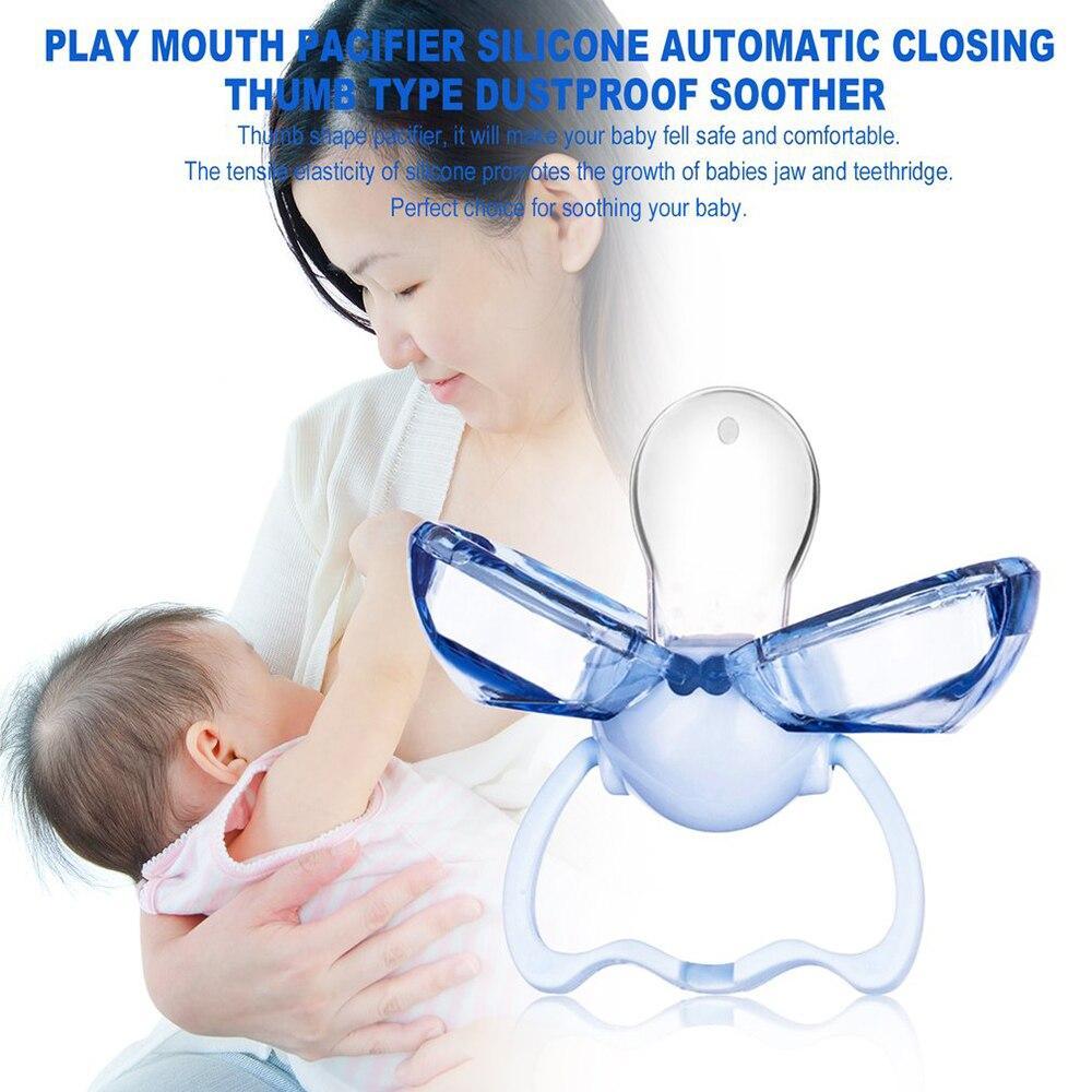 Sucette Moderne Unique pour Bébé et Enfant, Tétine en Silicone, Étui de Rangement de Voyage, Protection Anti-chute, 2 en 1 pour Bébé et Enfant