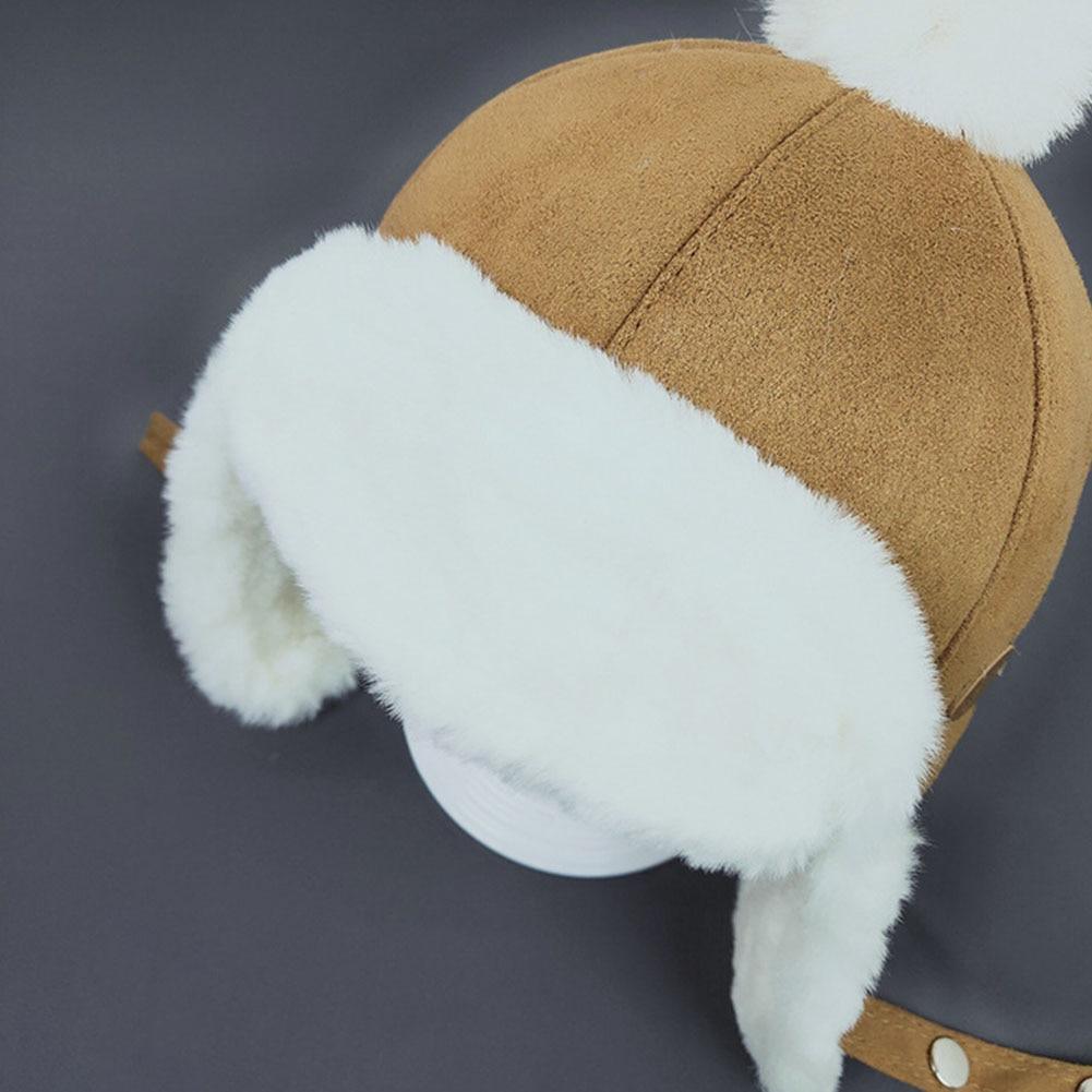 Chapeau d'hiver moderne rétro pour bébés garçons et filles, cache-oreilles pour enfants, bonnet en peluche chaud en coton, cadeaux pour enfants
