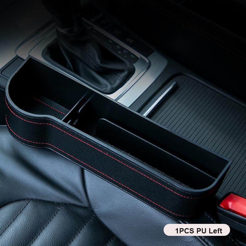 Nouvelle boîte de rangement pour espace de voiture, organiseur de siège universel, pochette pour cartes et téléphone.